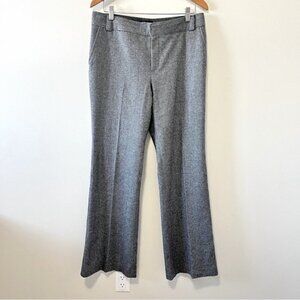 CLUB MONACO HERRINGBONE WOOL FLARE PANT SIZE 10